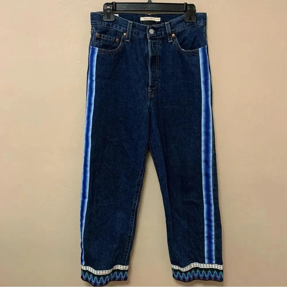 Levi’s x Anna Sui Trimmed Jeans Size 29 - Picture 2 of 11